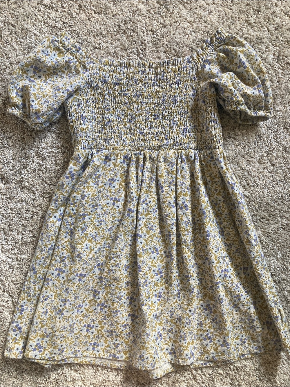 Size 6 Cat & Jack Floral Smock Dress